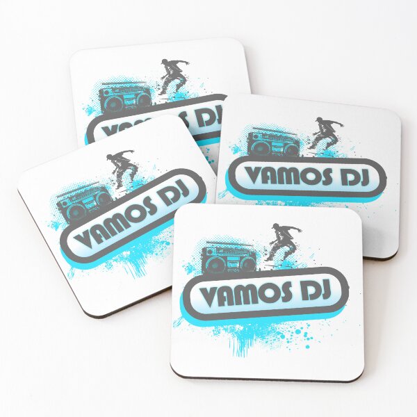 Item preview, Frutiger Metro banner graffiti: Vamos DJ Boombox Splash designed and sold by Pics'Elle Creations.