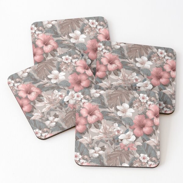 Item preview, Exotic Tropical Floral  - Botanical Garden Pattern  - Sympathy Gifts designed and sold by RoyalStarsPatts.