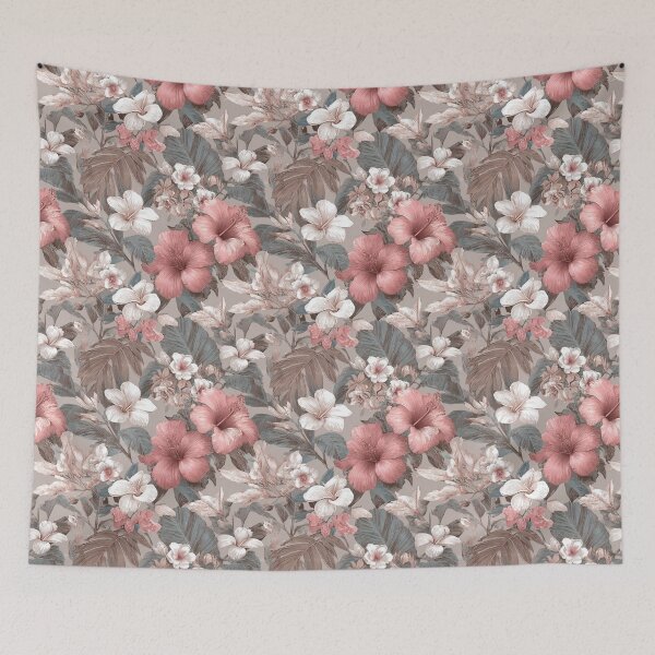 Item preview, Exotic Tropical Floral  - Botanical Garden Pattern  - Sympathy Gifts designed and sold by RoyalStarsPatts.