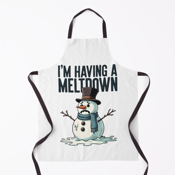 Item preview, Meltdown Snowman: Funny Winter Humor Pun designed and sold by TshirtsOnline-.