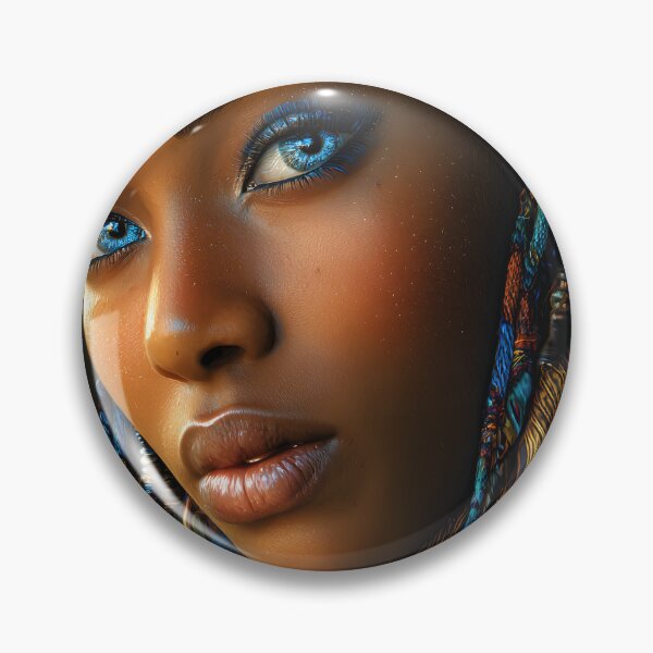 Item preview, Stunning Portrait of a Woman in Vibrant Attire designed and sold by Artessie.