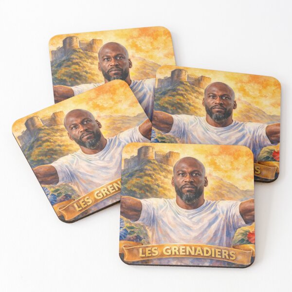 Item preview, Les Grenadiers Champion Pose Haiti Soccer Vibes designed and sold by BrickByDream.