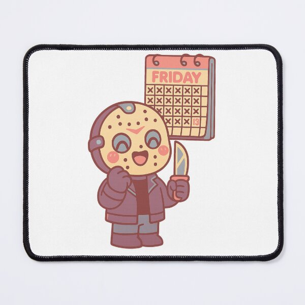 Item preview, Jason Friday the 13th Parody Design | Cute Anime Kawaii Horror Slasher Mascot | Happy Friday the 13th Calendar Art Parody designed and sold by Donsean22.