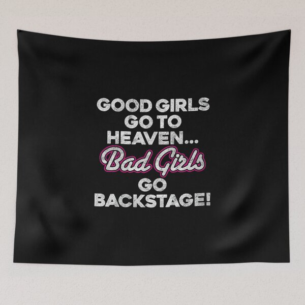 Item preview, Womens GOOD GIRLS GO TO HEAVEN BAD GIRLS GO BACKSTAGE rock groupie designed and sold by NatalieCWilk.