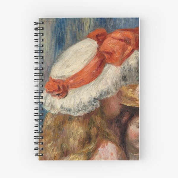 Item preview, Girls With Hats Jeunes Filles Aux Chapeaux by Pierre-Auguste Renoir: Impressionist Fine Art Print designed and sold by artofuniverse.