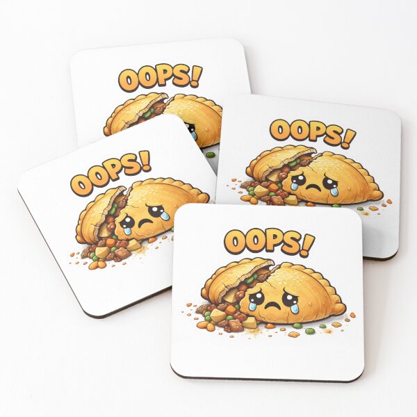 Item preview, Oops Cornish Pasty – Cute Kawaii Food Fail | Funny British Bakery Design designed and sold by Kevin Shearer.