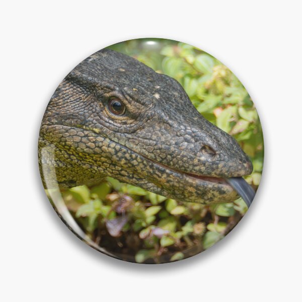 Item preview, Monitor Lizard Tongue Close-Up – Exotic Reptile Wildlife Photography designed and sold by WildFrameNature.
