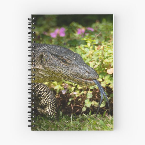 Item preview, Monitor Lizard Tongue Close-Up – Exotic Reptile Wildlife Photography designed and sold by WildFrameNature.