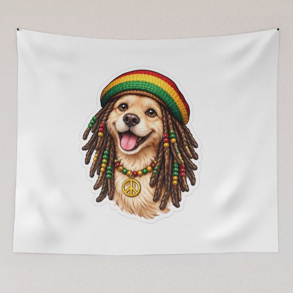 Item preview, reggae dog designed and sold by Snurly.