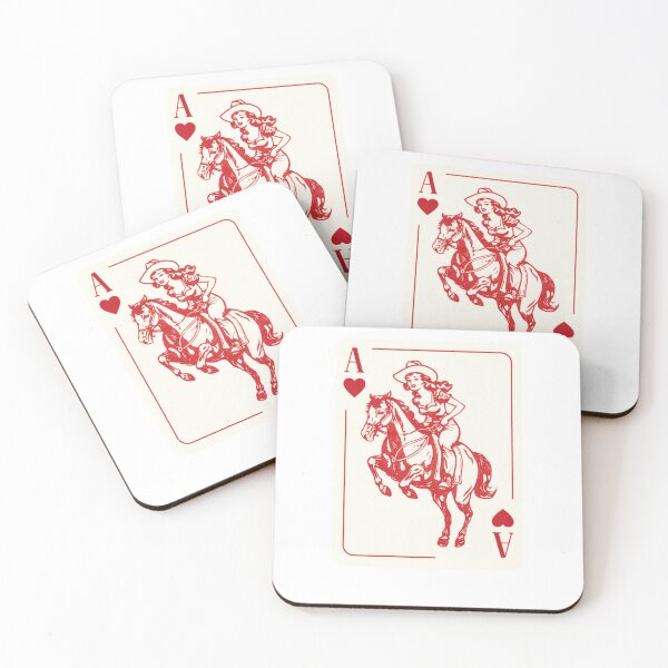 Item preview, Vintage Cowgirl Ace Playing Card designed and sold by krystalRomanart.