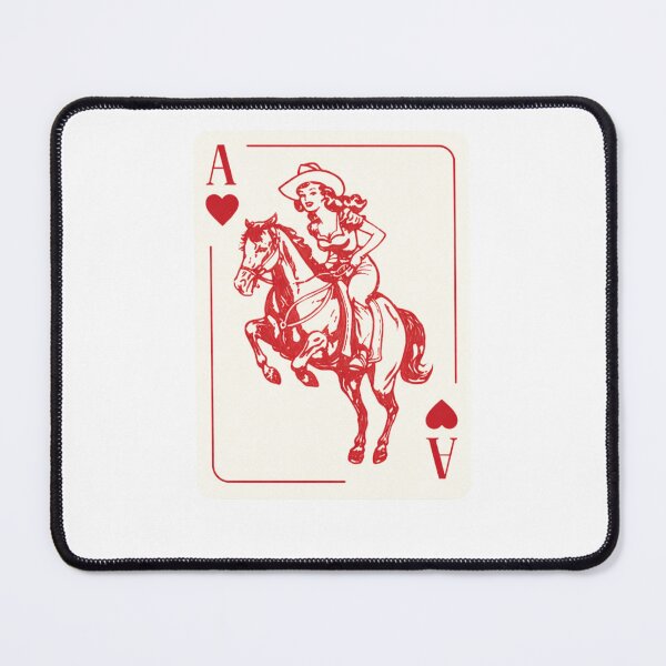 Item preview, Vintage Cowgirl Ace Playing Card designed and sold by krystalRomanart.