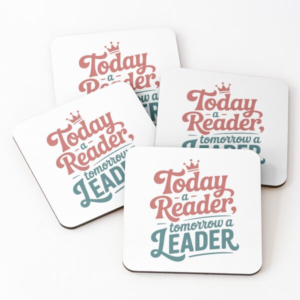 Item preview, Today a reader, tomorrow a leader motivational quote designed and sold by CleanDecor.