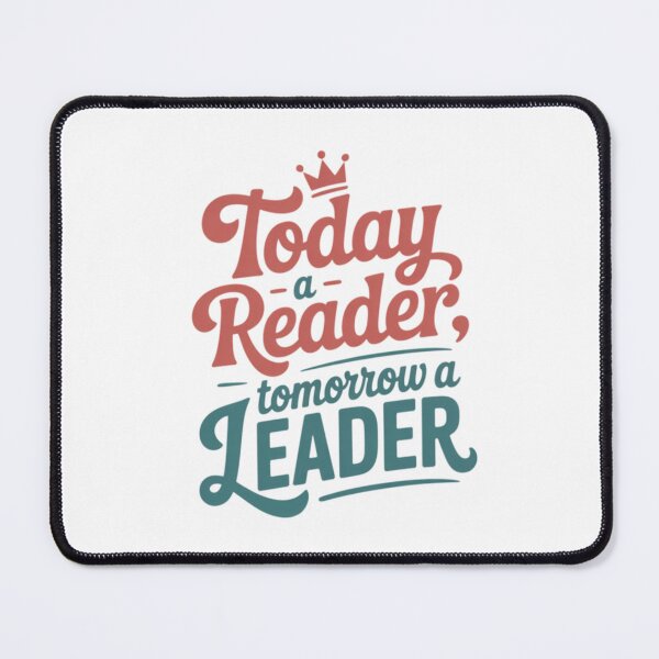 Item preview, Today a reader, tomorrow a leader motivational quote designed and sold by CleanDecor.