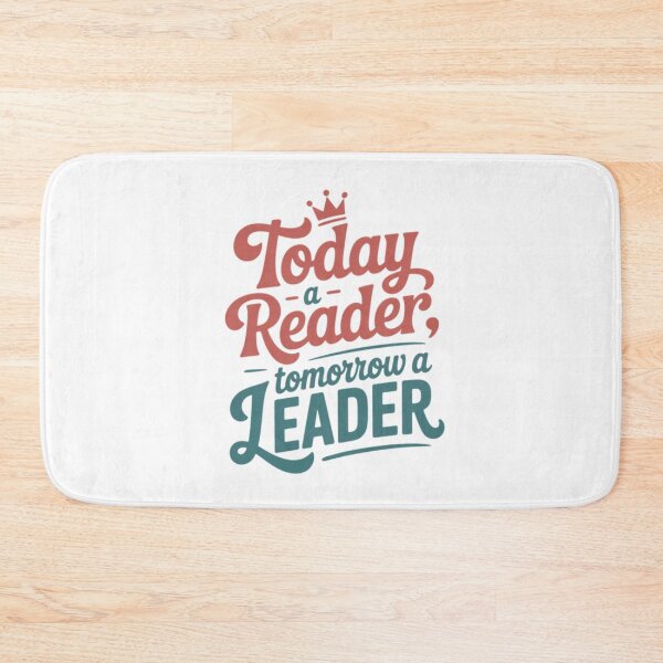 Item preview, Today a reader, tomorrow a leader motivational quote designed and sold by CleanDecor.