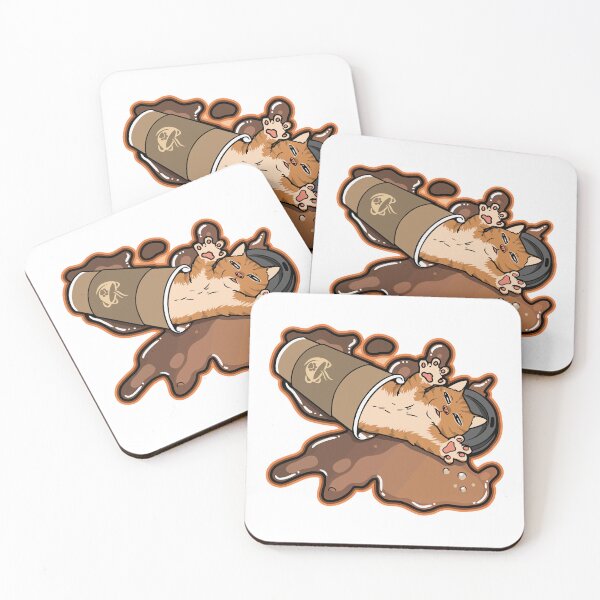 Item preview, Funny Orange Cat Spilled Coffee Messy Morning designed and sold by dmladero.