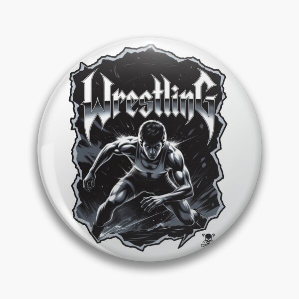 Item preview, Intense Wrestler in Action - Wrestling Art designed and sold by Coach-Riz.