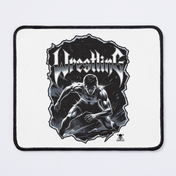 Item preview, Intense Wrestler in Action - Wrestling Art designed and sold by Coach-Riz.