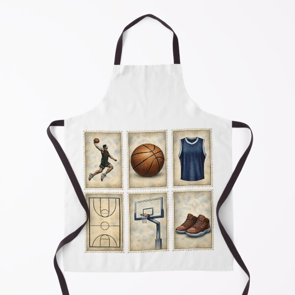 Item preview, Vintage Basketball Stamps Sports Collection designed and sold by HandicraftArt.
