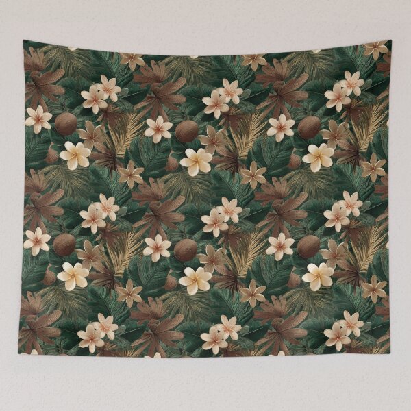 Item preview, Fresh Tropical Flower Print  - Botanical Garden Pattern  - Gifts For Grandma designed and sold by RoyalStarsPatts.