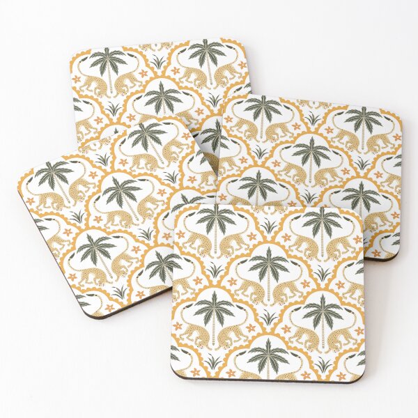 Item preview,  Boho arch leopard, flower and palm pattern. designed and sold by anyuka.