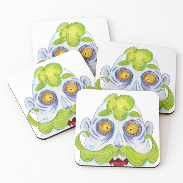 Item preview, Funny Mustache Monster Portrait designed and sold by sankura.