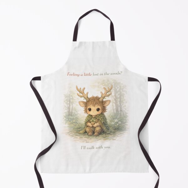 Item preview, L’il Cernunnos – Feeling a Little Lost in the Woods? Cute Support Card designed and sold by Haunted House of Cards.