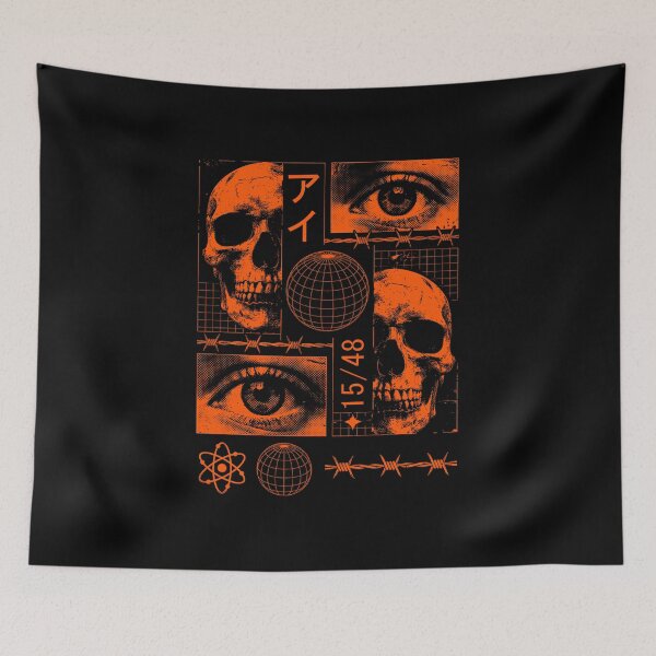 Item preview, Skulls and eyes designed and sold by krabbaraban.