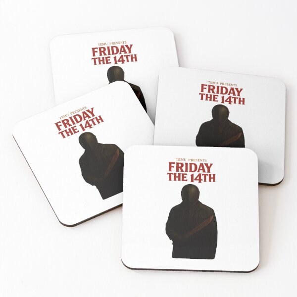 Item preview, Temu Presents Friday the 14th Parody Design | Budget Horror Meme | Knockoff Slasher Friday The 13thFunny Spoof Art designed and sold by Donsean22.