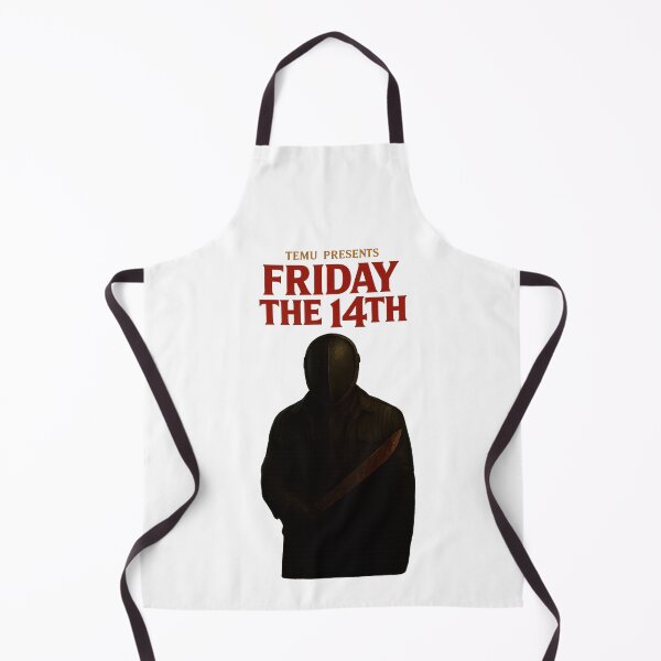 Item preview, Temu Presents Friday the 14th Parody Design | Budget Horror Meme | Knockoff Slasher Friday The 13thFunny Spoof Art designed and sold by Donsean22.