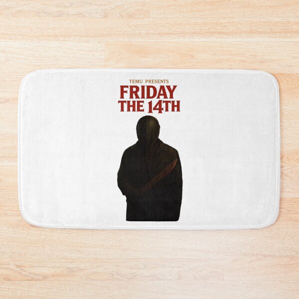 Item preview, Temu Presents Friday the 14th Parody Design | Budget Horror Meme | Knockoff Slasher Friday The 13thFunny Spoof Art designed and sold by Donsean22.