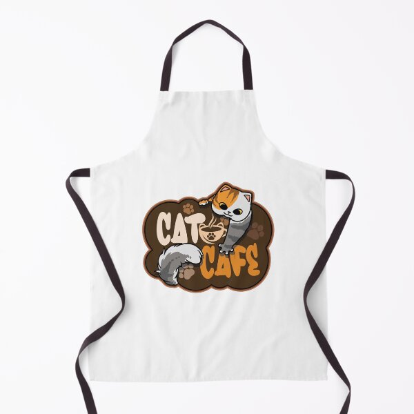Item preview, Cat Cafe Vintage Style Illustration with Cute Kitten designed and sold by dmladero.