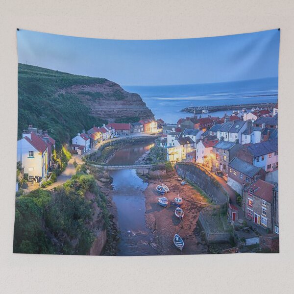 Item preview, View of Staithes after Sunset designed and sold by Martin Stokes Photography.