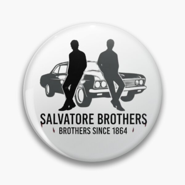 Artikelvorschau, Aufkleber „Salvatore Brothers since 1864“ – Mystic Falls Vampire Brothers-Aufkleber – TVD-Merchandise entworfen und verkauft von taylortails.