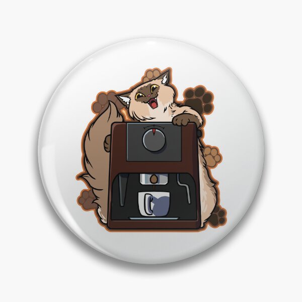 Item preview, Barista Cat Making Coffee with Espresso Machine designed and sold by dmladero.
