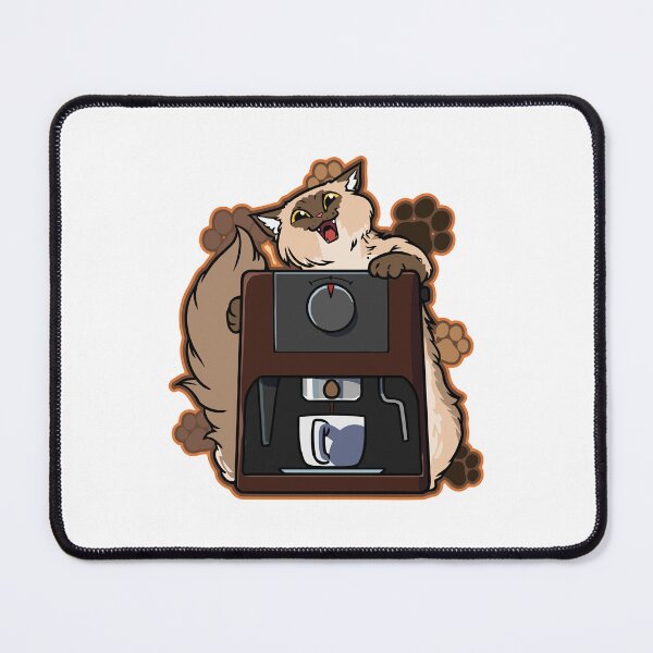 Item preview, Barista Cat Making Coffee with Espresso Machine designed and sold by dmladero.