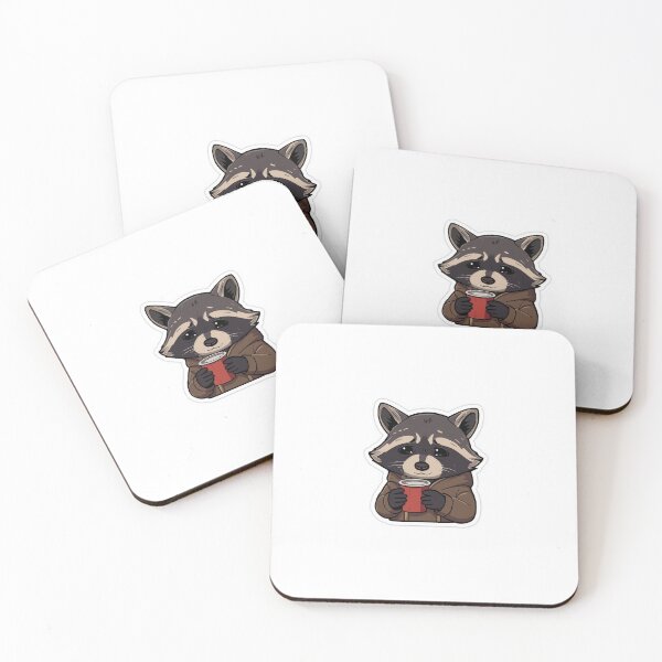 Item preview, Tired Raccoon Night Shift Energy Sticker – Funny Late Night Work Meme designed and sold by nashthrift.