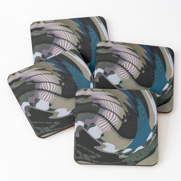 Item preview,  Sophisticated Swell Abstract Feature Art by Jenny Meehan 5 designed and sold by Jenny Meehan Art Prints and Patterns  .