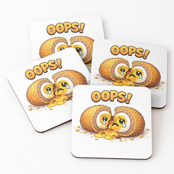 Item preview, Oops Scotch Egg – Cute Kawaii Food Fail | Funny British Snack Design designed and sold by Kevin Shearer.
