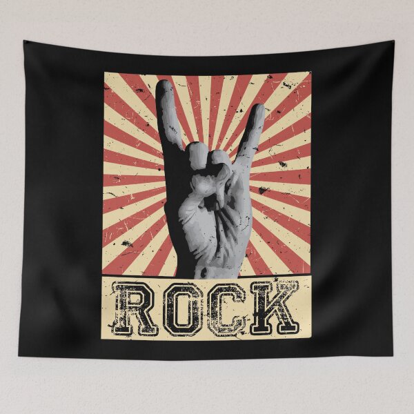 Item preview, Vintage Rock Concert Band Poster Distressed designed and sold by NatalieCWilk.