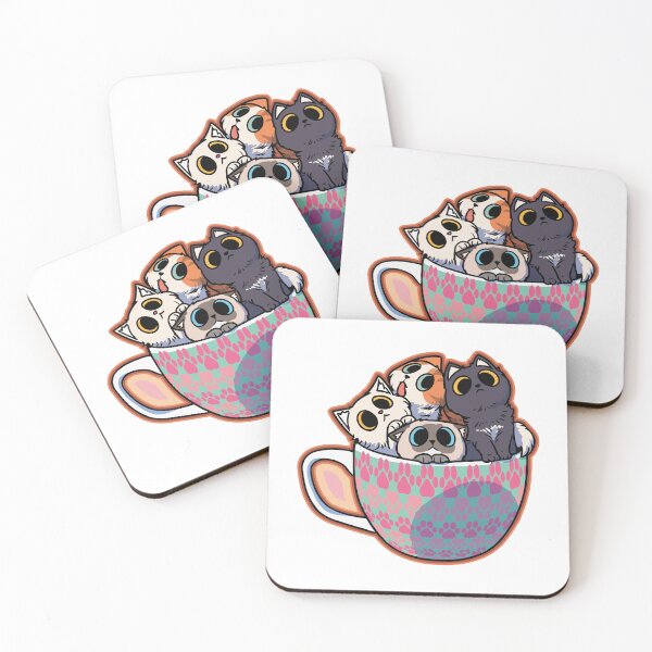 Item preview, Bunch of Cute Kittens in a Patterned Coffee Cup designed and sold by dmladero.