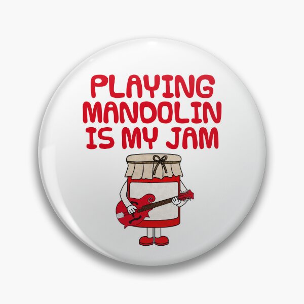 Item preview, Playing Mandolin Is My Jam, Mandolinist Musician Funny designed and sold by doodlerob.