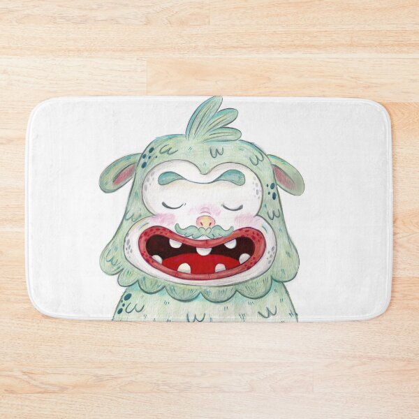 Item preview, Cute Snow Monster With Mustache designed and sold by sankura.