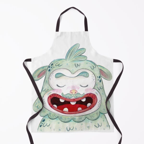 Item preview, Cute Snow Monster With Mustache designed and sold by sankura.