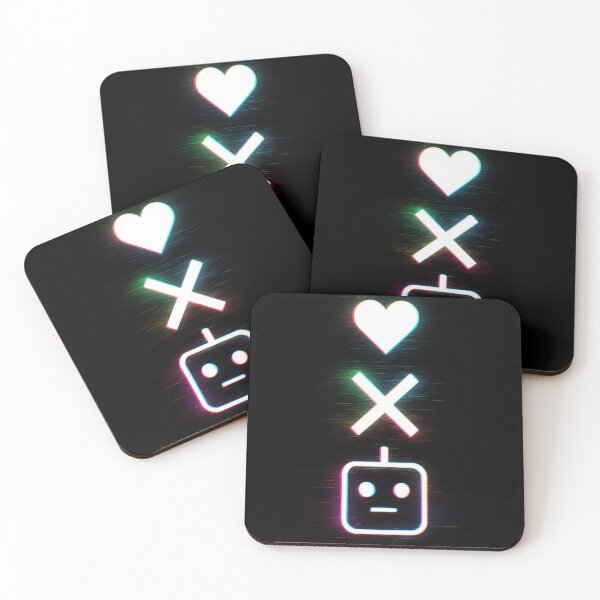 Item preview, Binary Souls and Static Hearts designed and sold by Jimakmo.