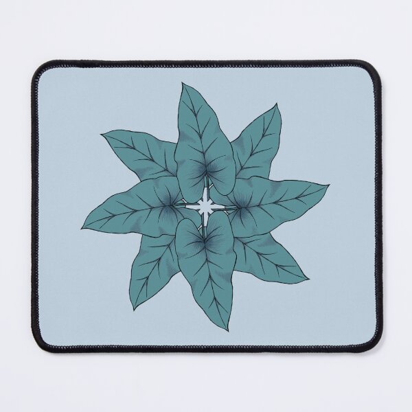 Item preview, Calla Lily Leaves in Blue designed and sold by Renai Petty.