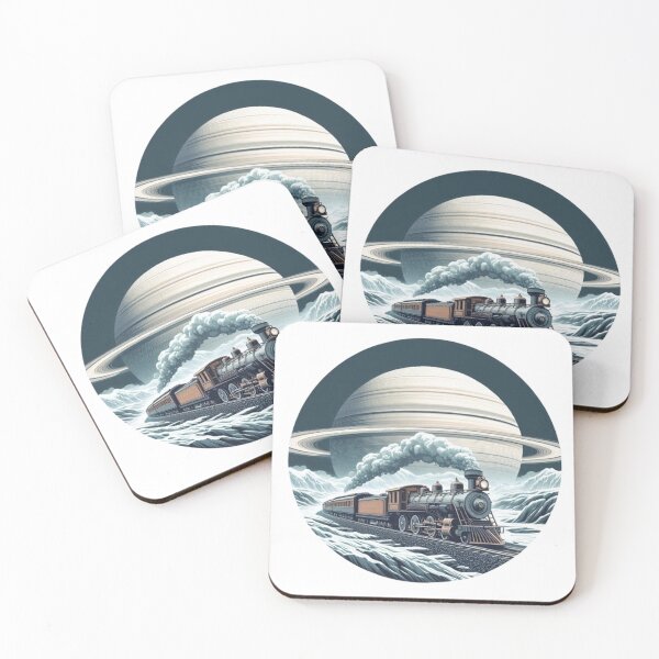 Item preview, Cosmic Steam Train – Saturn Frontier Design designed and sold by Dogandesighn.