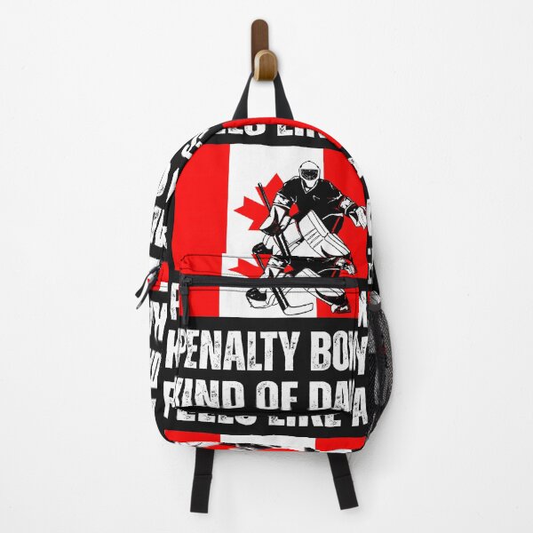 Item preview, Feels Like a Penalty Box Kind Of Day Hockey Canada Flag designed and sold by erozzz.