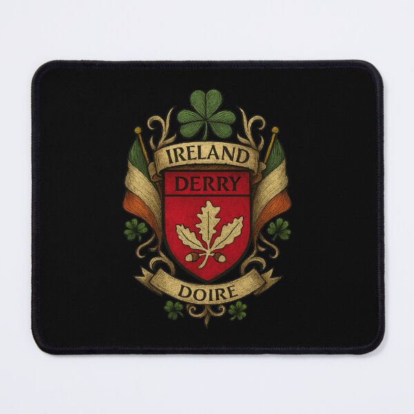 Item preview, County Derry Ireland Coat of Arms Heritage designed and sold by REAL IRISH GIFTS.