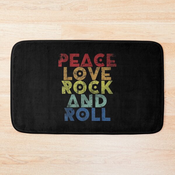 Item preview, Vintage Peace Love Rock And Roll Distressed Rock Concert designed and sold by NatalieCWilk.