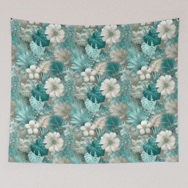 Item preview, Whimsical Tropical Floral Texture  - Flower Floral Bouquet  - Christmas Gifts For Husband designed and sold by RoyalStarsPatts.